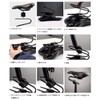 OSC Bicycle Bike Clear Shock Alloy Spring Steel Saddle Suspension