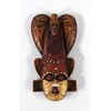 Handpainted Poly Stone African Mask Arts Assorted Magnet (Set of