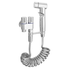 uxcell Handheld Toilet Bidet Sprayer for Toilet, Bidet Attachment Bidet Toilet Sprayer Head Adjustable Water Pressure Control Hand Sprayer Kit for Bathroom Toilet