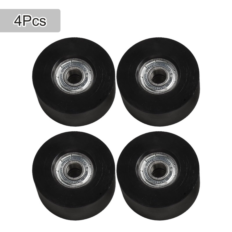 4PCS Fitness Trolley Seat Rail Rollers Water Resistance Rowing Machine