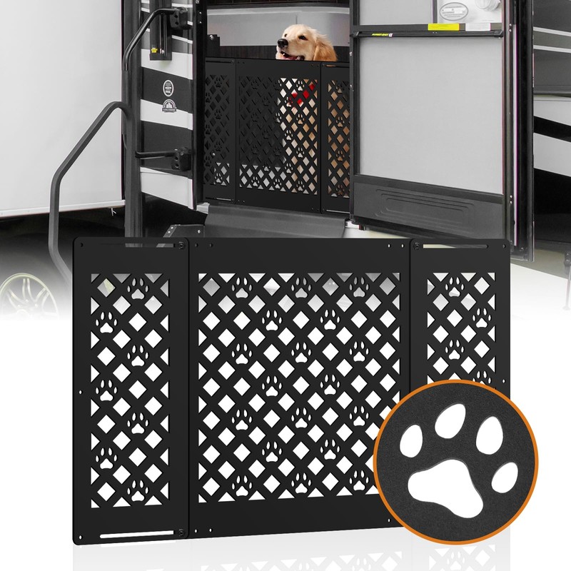 Adjustable RV Screen Door Protector — 21" - 31.5", Aluminum
