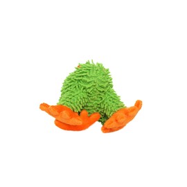 MIGHTY- Microfiber Frog– Squeaker -Made with Stuffing. Strong & Tough. Interactive Play Dog Toy. Machine Washable & Floats (Junior 2 Pack)