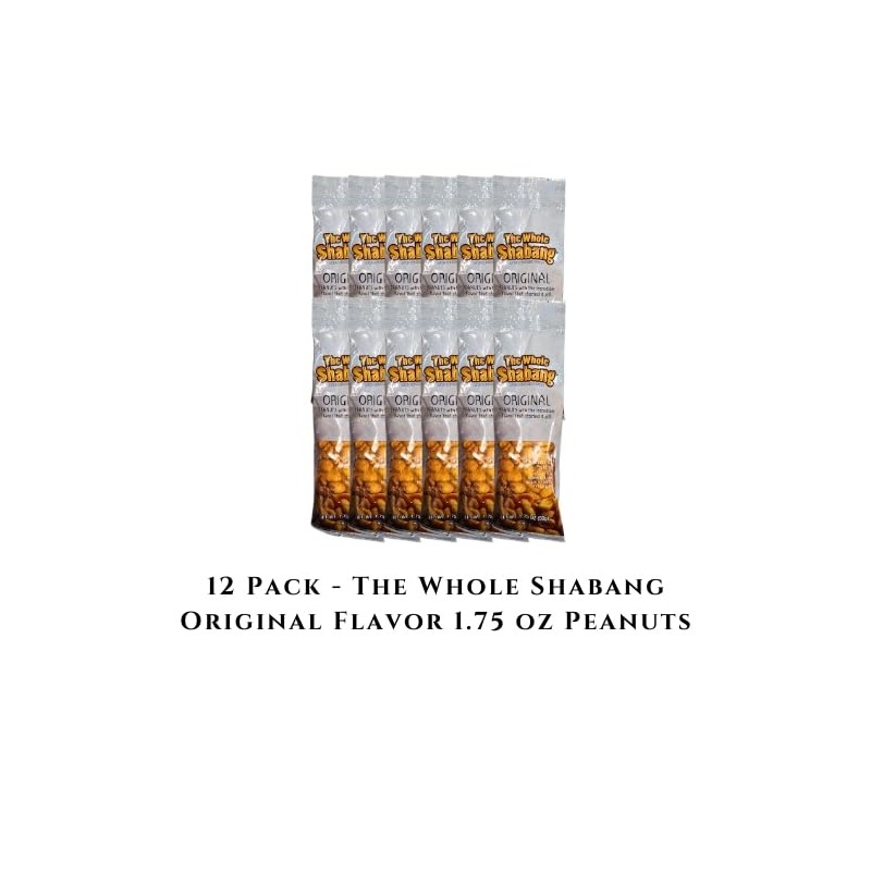 The Whole Shabang Original Flavor Peanuts, 12 Pack, 1.75 oz