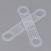 100pcs Clear Non Slip Silicone Clothes Hanger Grips Increased Friction