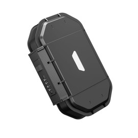 Portable Security Lock Box with Combination Lock, Waterproof Travel Safe Case with Steel Cable, Black. Box with Combination Ideal for Outdoors, Camping, Beach, dorms.