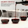 Datttcc 12 pack Stemless Wine Glasses,wine glasses set of 12,16oz