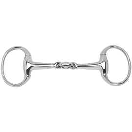 Eggbutt Snaffle STAINLESS STEEL-ELLIPSE, French-link, 14, 5, stainless steel, 14, 5, stainless steel, kaugan
