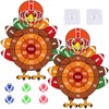 chiazllta 2PCS Thanksgiving Dart Board Sticky Balls Toys Games Fall