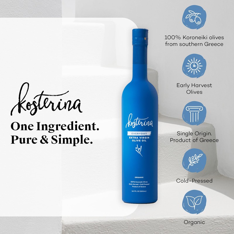 Kosterina - Everyday Organic Extra Virgin Olive Oil, High Heat