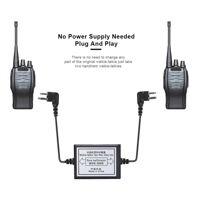 K head Walkie Talkie Two way Relay Box Two Way