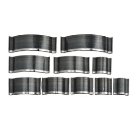 10pcs Leather Punch Incisive Thick Shallow Circle Shape High Carbon Steel Leathercraft Punch Cutter for Fabric
