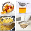 PELLUM Set of 2 Fine Mesh Strainer, Stainless Steel Colander