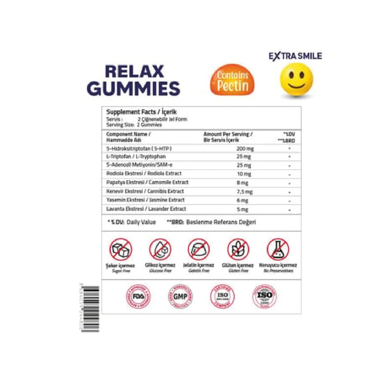 Validus 5-HTP 200 mg + Sam-e 25 mg 60 Gummies