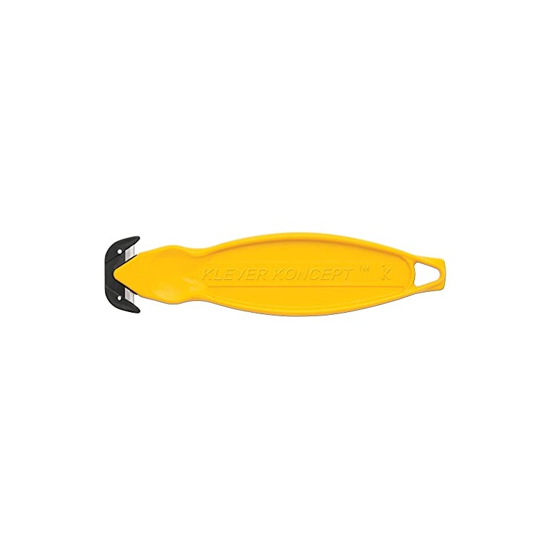 Klever Koncept Safety Cutter, Yellow, 5-3/4