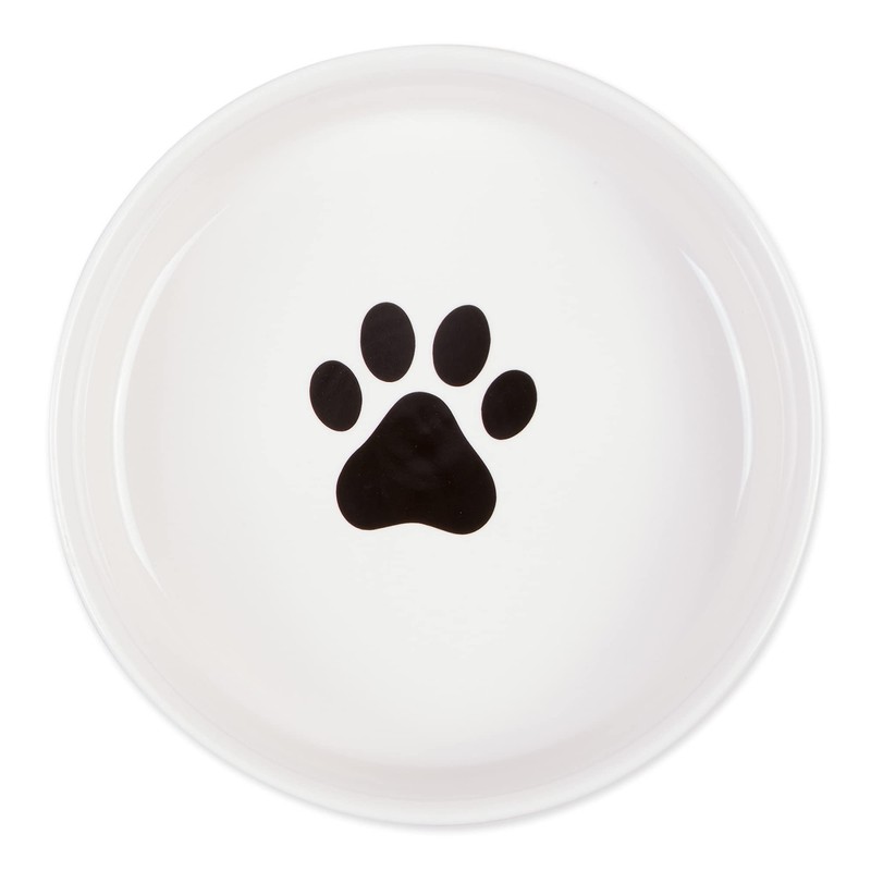 Bone Dry Dog Bone Ceramic Pet Bowl & Canister, Large,