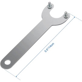4.5" 5" 5/8-11 Angle Grinder Wrench Spanner Metal Lock Nut for Dewalt Milwaukee Makita Bosch Black & Decker Ryobi, Replaces 193465-4, 224399-1, 224568-4