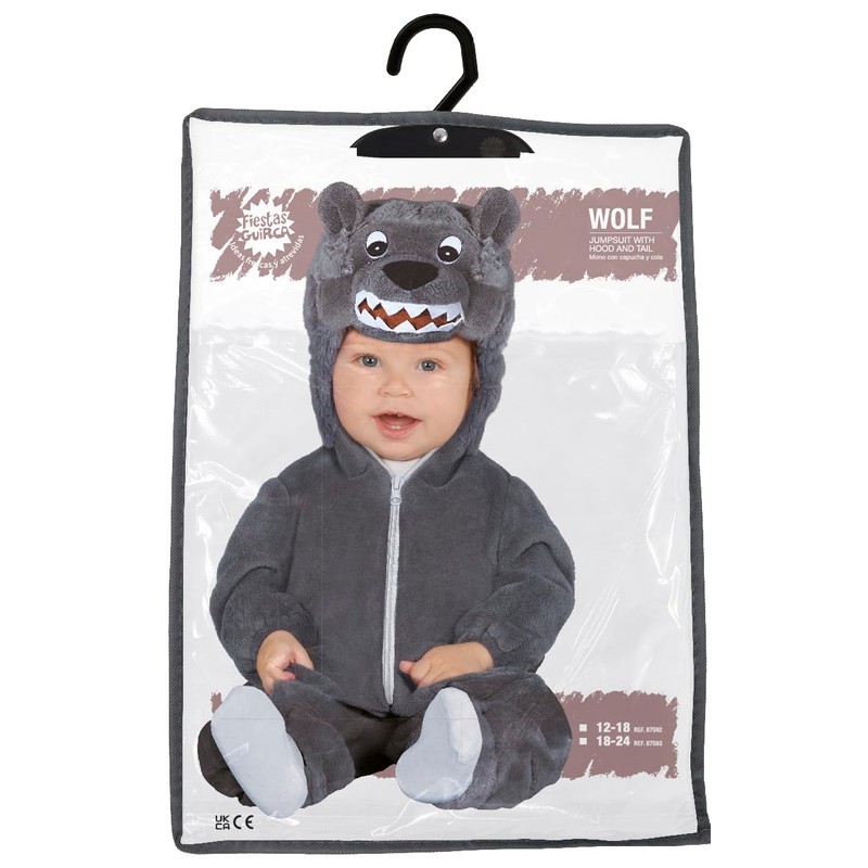 Fiestas Guirca Baby boy's wolf costume