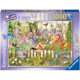Ravensburger 17621 Cosy Cafe No. 2 The Orangery Café 1000 Piece Jigsaw Puzzles for Adults and Kids Age 12 Years Up, Multicolour, One Size