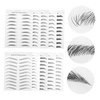 FRCOLOR False Eyebrow Stickers Imitation Cosmetics Natural Brow Look Temporary