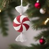 Novelty Peppermint Candy Ornament (White)
