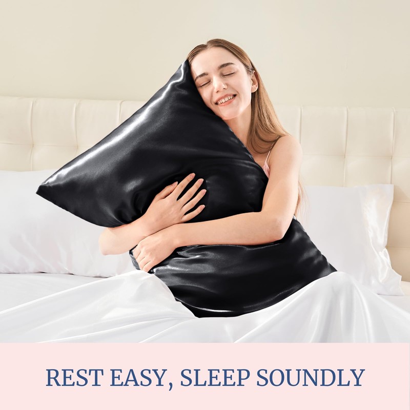 BEDELITE Satin Pillowcase for Hair and Skin, Super Soft and