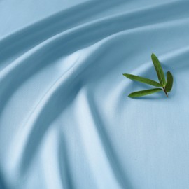 2 Pack Cooling Pillow Cases,Viscose Derived from Bamboo Pillow Protectors King Size Set of 2, 400 Thread Count Soft Silky Breathable Summer Pillow Cover with Zipper Hidden (2PCS, Light Blue, King)