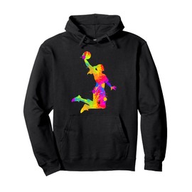 Basketball Girl Women Girls Pullover Hoodie