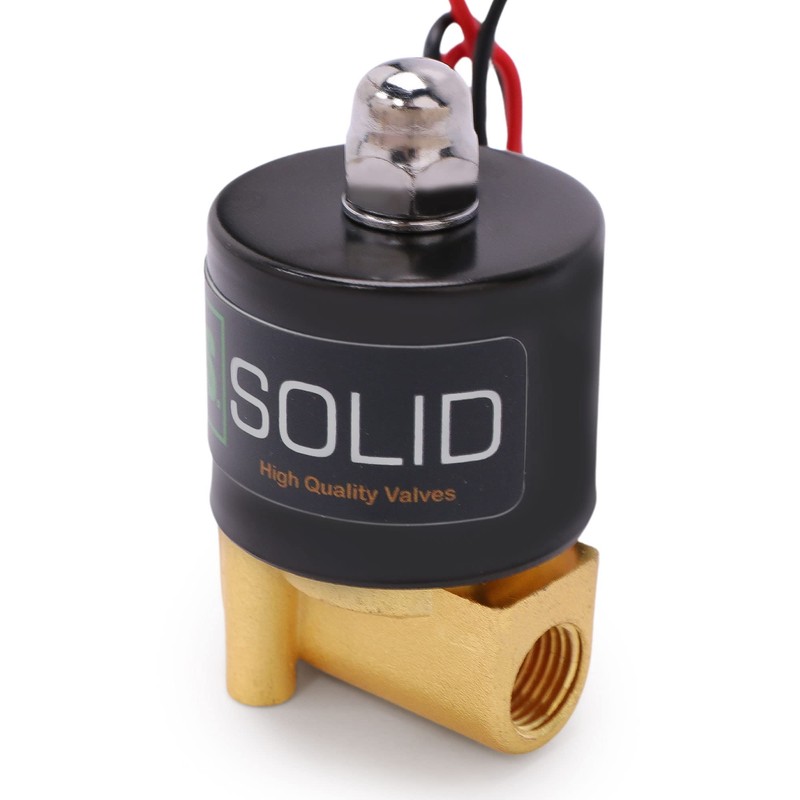 U.S. Solid Solenoid Valve - 1/4 Inch Zinc Alloy 12