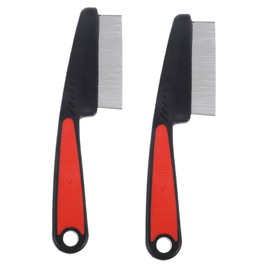 Healvian 2pcs Stainless Steel Dandruff Comb Fine Tooth Combs for Scalp Care Suitable for Adults Boys and Girls and Pets Hair Styling Tools