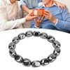 Terahertz Bracelet Adjustable Versatile Stylish Energy Stone Bracelet for Men