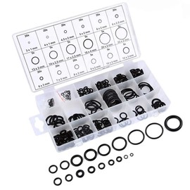 IKOPFLN Rubber Rings 225-Piece Set Sealing Rings O-Ring Assortment Seals for Tap Sanitary Maintenance 18 Sizes Diameter 3-22 mm, red