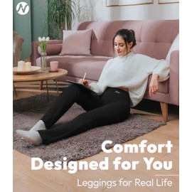 Nirlon Women's Bootcut Yoga Pants - Flare Leggings for Women Soft & Breathable Womens Yoga Pants Flared Regular & Plus Size Leggings for Women Wide Leg (XL 30" Inseam, Black)