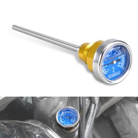 NICECNC Gold Oil Temperature Thermometer Dipstick Engine Oil Dipstick Replacement Compatible with Suzuki DRZ400 DRZ400E DRZ400S DRZ400SM 2000-2024 See Fitment
