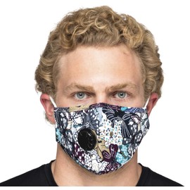 ECO-GEAR Anti Pollution Face Mask Particulate Respirator| Mask for Dust, Exhaust Gas, Smoke, Smog, Pollen and Fumes | Unisex Military Grade Washable Mouth Mask