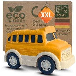 BIOPLAY® XXL School Bus | Organic Plastic | Sustainable Toy from 18 Months for Boys and Girls | Indoor and Outdoor | Omnibus | Student Bus