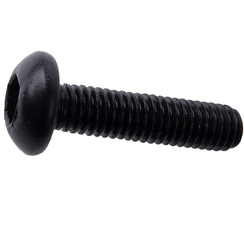 20pcs M6 x 25mm Diameter 12mm Hex Socket Head Black