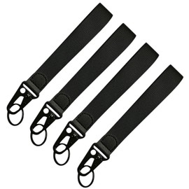 UILYNIU 4 Packs Wrist Lanyard for Keys,Keychain Wristlet,Short Lanyard,Wrist Lanyard Wristband Key Chain for Keys Wallets Small Pendants, Wristlet Strap Hand Wrist Lanyard for Men and Women (black)