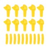 Pissente ABS Plastic Tire Changer Mount Protector, 20 Pieces Rim