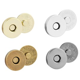 TIMESETL 40 Sets 18mm Button Clasps Snaps Fastener Clasps DIY Craft Sewing Buttons Knitting Buttons Sets for Sewing, Craft, Purses, Bags, Clothes, Leather, 4 Colors