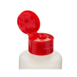 10 x 250 ml plastic bottles with Red Clasp, plastic bottles Klappspritzverschluss bottles, with Round Made of HDPE with Hinged with Octopus ® Beschriftungsetiketten 10