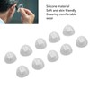 10pcs Sound Amplifier Closed Domes Single Layer Double Hole Silicone