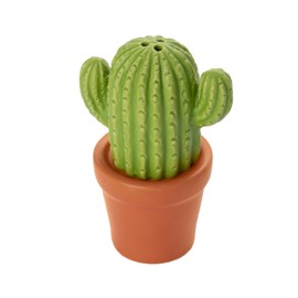 Fisura - Original Cactus Salt and Pepper Set for Table Salt and Pepper Set Ceramic Salt and Pepper Shakers (Cactus, Green)