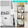 HapiRm Standing Corner Shower Caddy - 4 Tier Shower Organizer