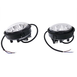 Zieichy Pack of 2 LED Fog Light, 18w 1020LM Super Bright, Compatible with Freightliner Columbia 2005-2010, A06-32497000, A06-32497000,14161