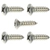 Phillips Oval Head Sheet Metal Screw 316 Stainless Steel #12
