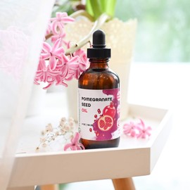 Premium Nature Premium Nature Pomegranate Seed Face Oil. 100% Pure Unrefined Cold Pressed for Essential Oils. Gua Sha Oil. Oil for Hair Skin and Nails 4 oz