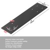 2 Pcs Straight Bracket for 6x6 Post, Steel Flat Plate