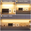 WOBANE LED Under-Unit Light with Switch, 4 x 50 cm