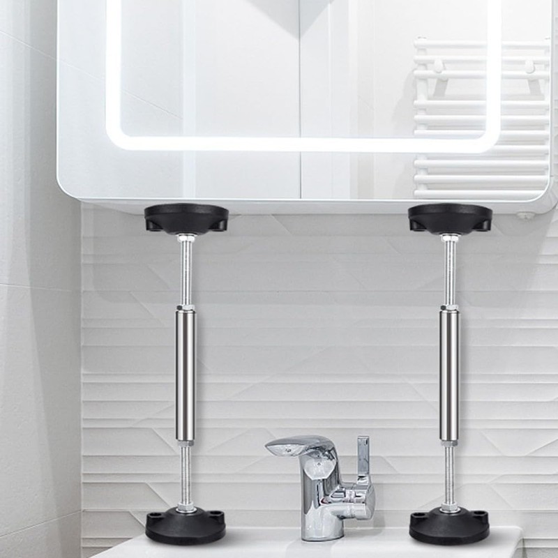 Telescopic Support Bar, Adjustable Support System, Heavy Duty and Height-Adjustable