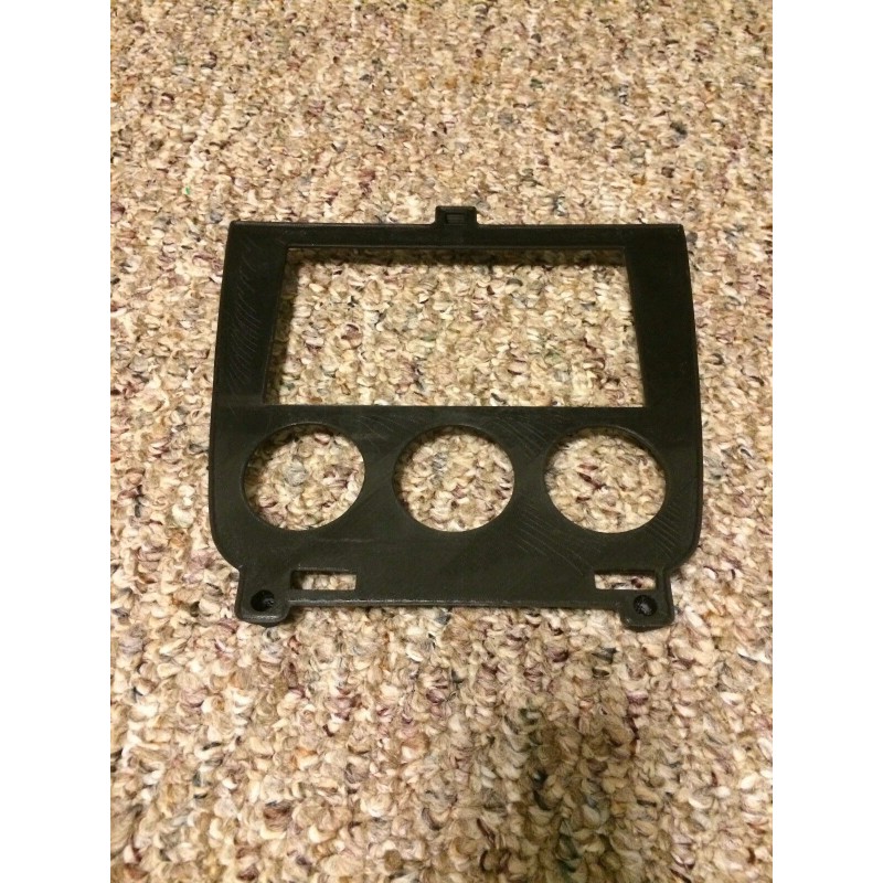 3DEXCEL Lower Dash Finisher 3 52mm Gauge Pod Double Din